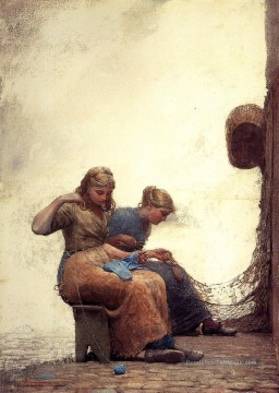  pittore Galerie - Réparer les Nets réalisme peintre Winslow Homer